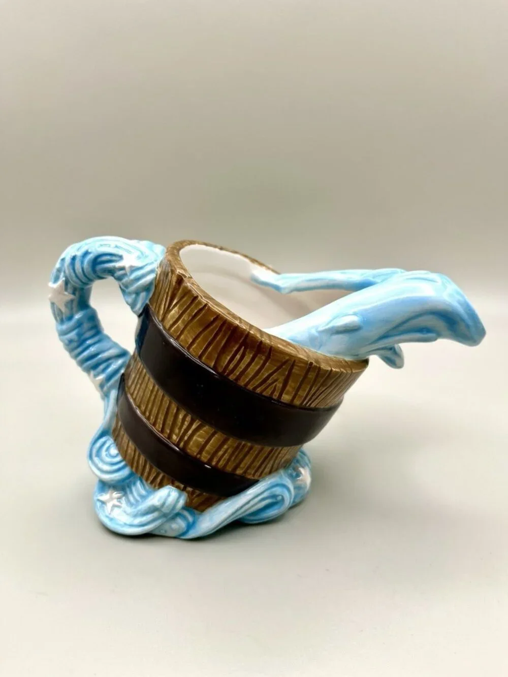 VTG 80s Disney Fantasia Sorcerer’s Apprentice Ceramic Cream Pitcher Magic Bucket